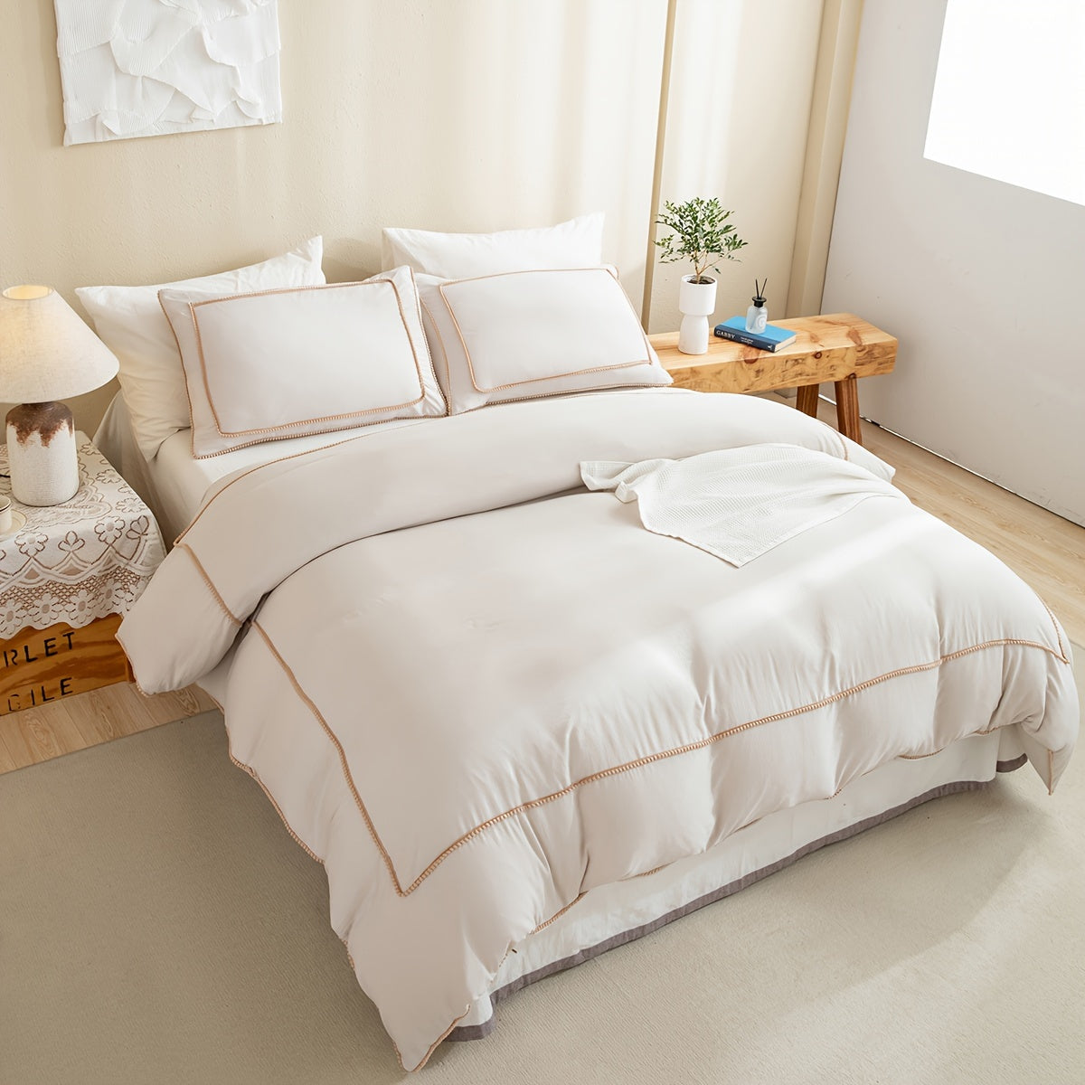 Cozy Pom-Pom Duvet Cover Set