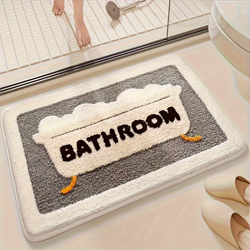 Charming Cartoon Bathroom Rug