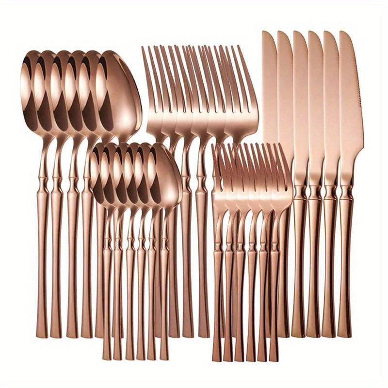 30-Piece Stainless Steel Cutlery Set