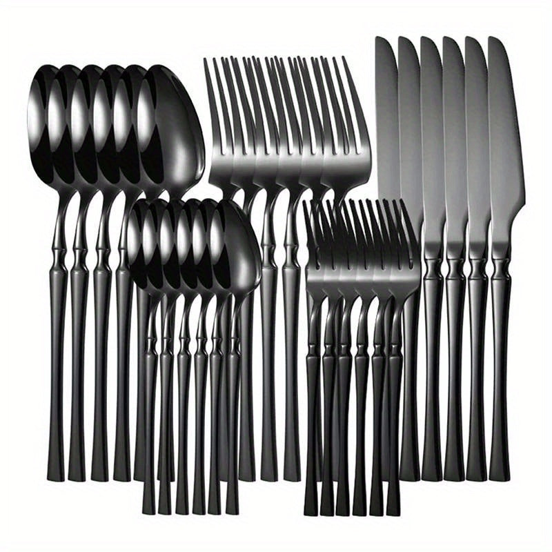 30-Piece Stainless Steel Cutlery Set