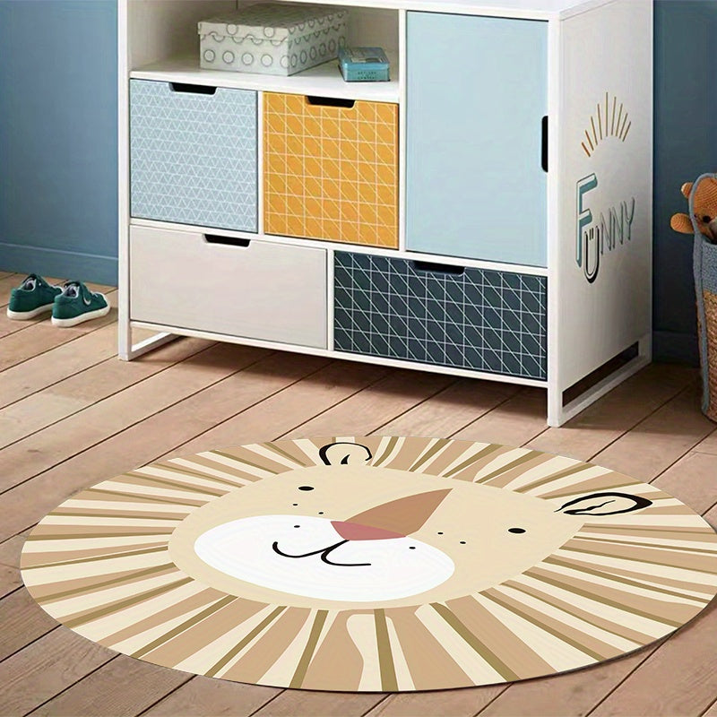 Cute Cartoon Animals Pattern Rug