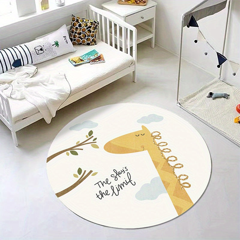 Cute Cartoon Animals Pattern Rug