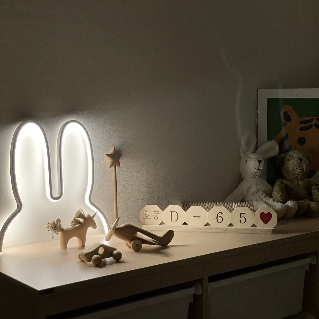 Dimmable Rabbit Bedside Lamp