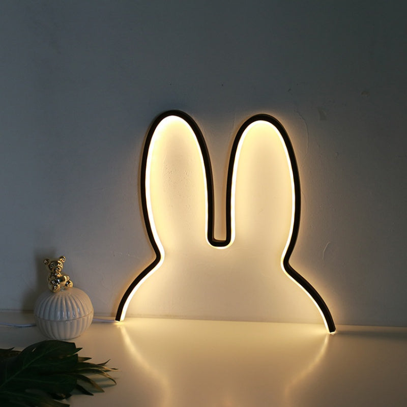 Dimmable Rabbit Bedside Lamp