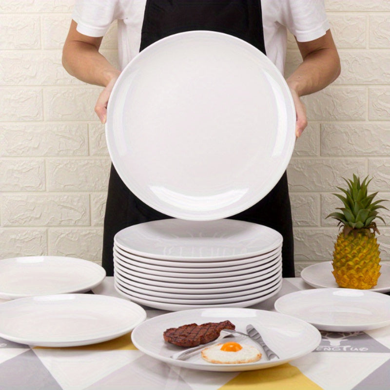 Classic White Melamine Platters