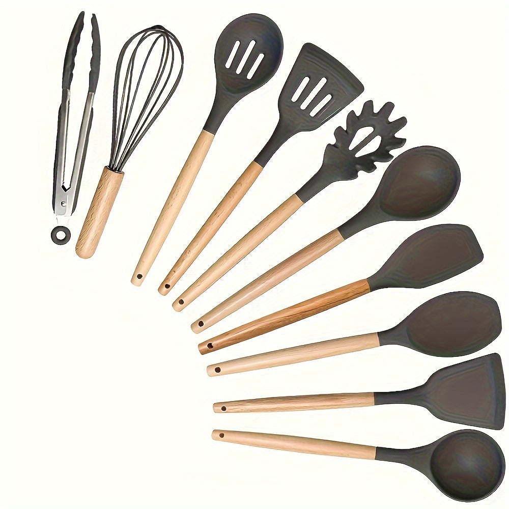 10-Piece Premium Silicone Utensil Set