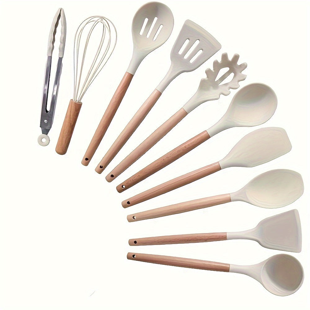 10-Piece Premium Silicone Utensil Set