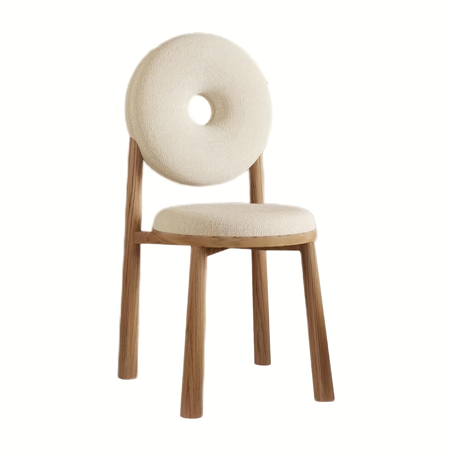 Cream Donut Lounge Chair