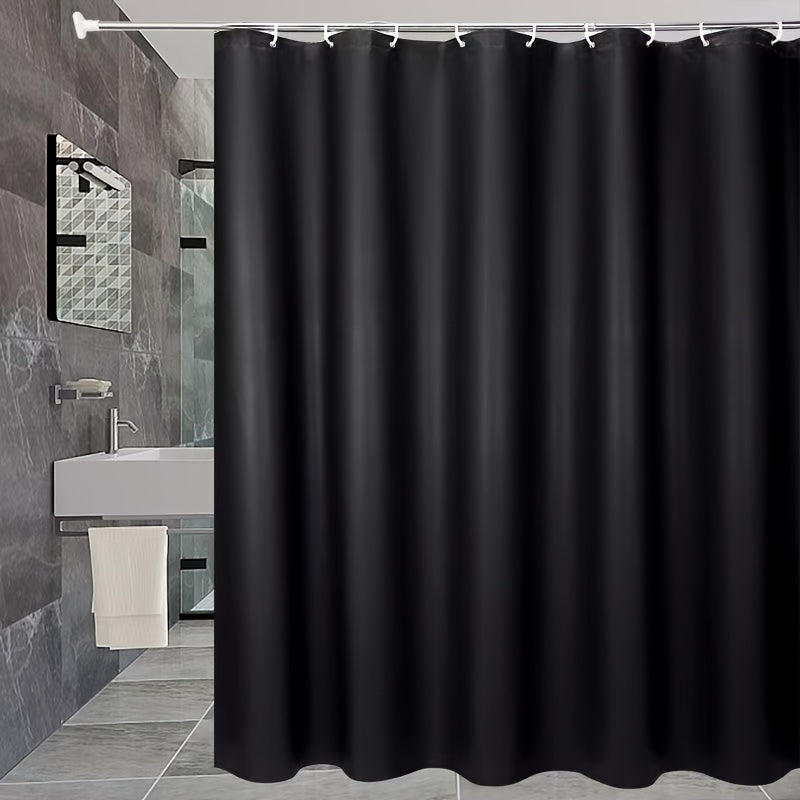 Yusehy Black Waterproof Shower Curtain Liner