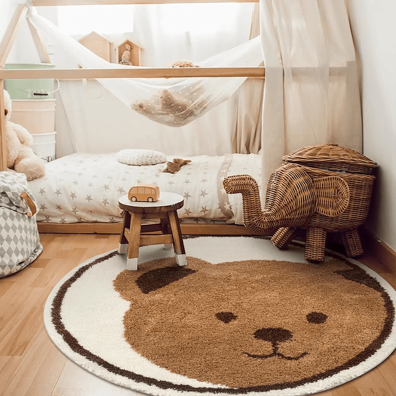 Teddy The Bear Round Rug