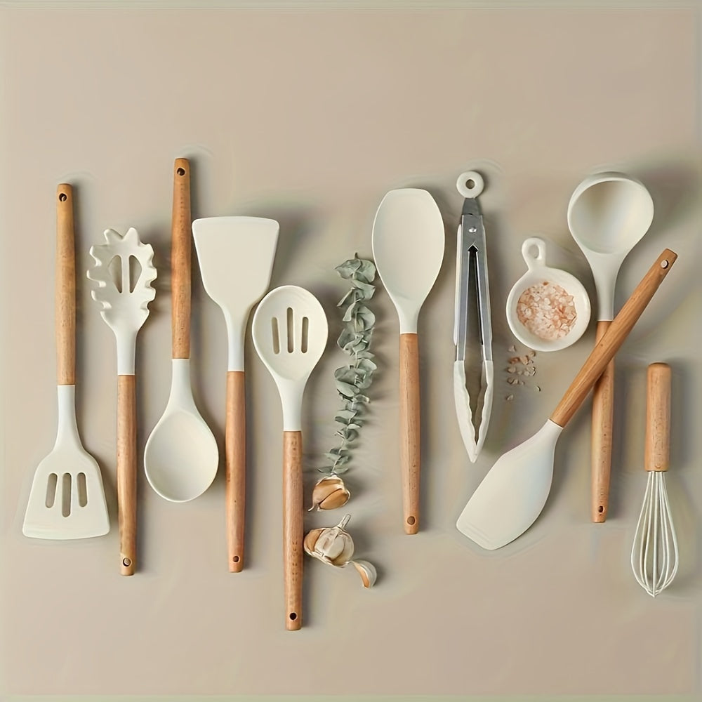 10-Piece Premium Silicone Utensil Set