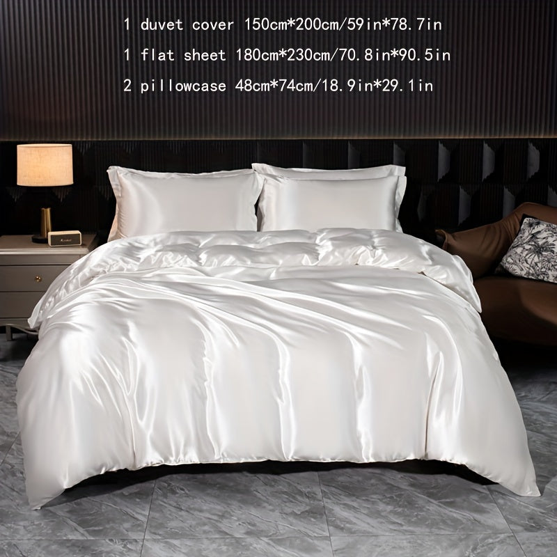 Silky Satin Bedding Set