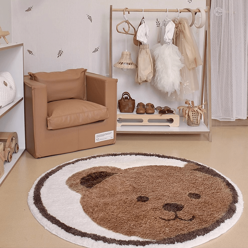 Teddy The Bear Round Rug