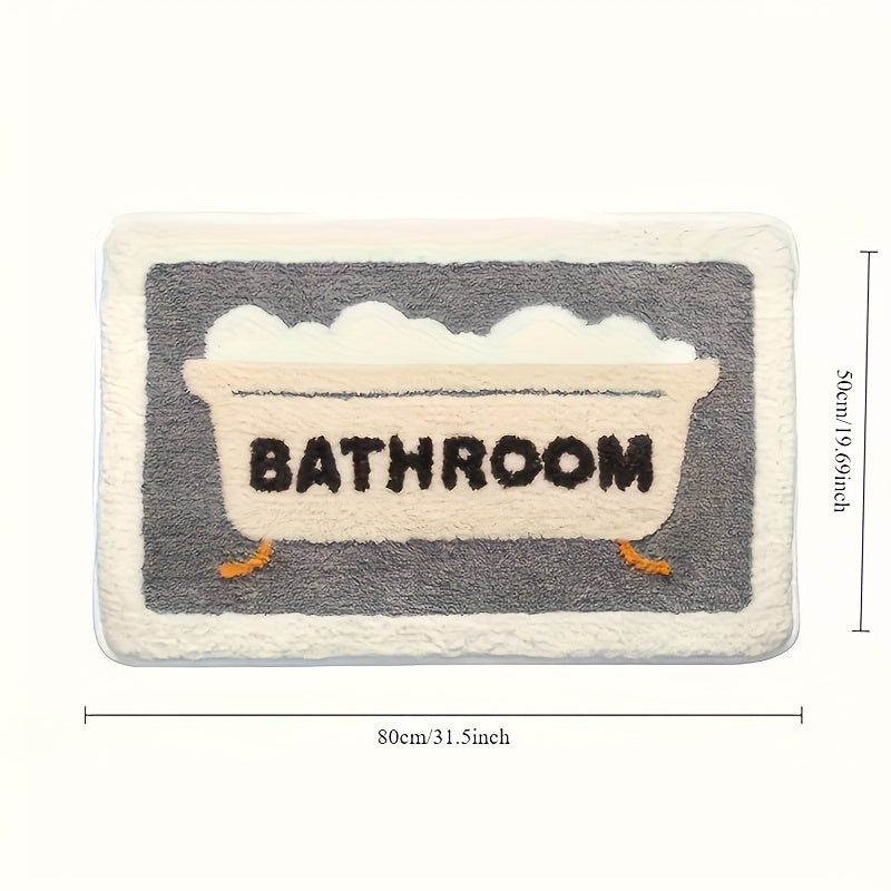 Charming Cartoon Bathroom Rug