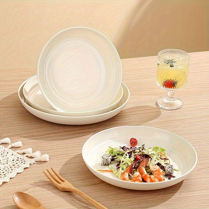 Cream-Colored Dinnerware Set