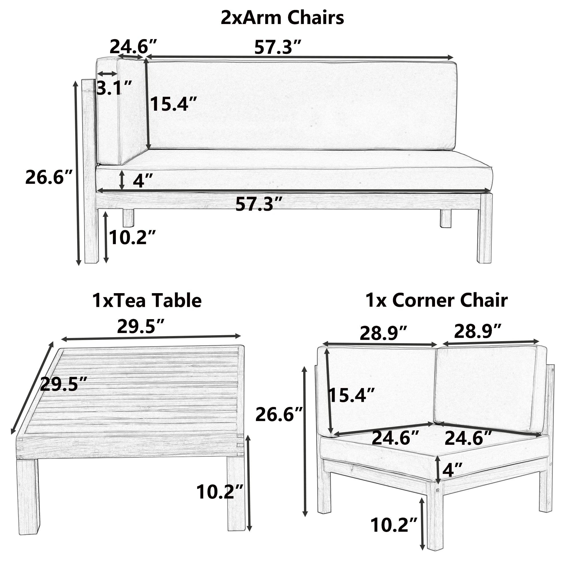 Berlin Patio Set