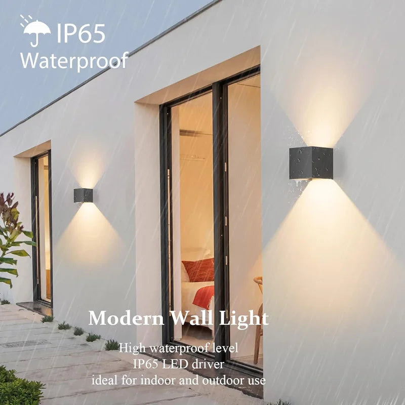 Lunar Glow Outdoor Wall Light