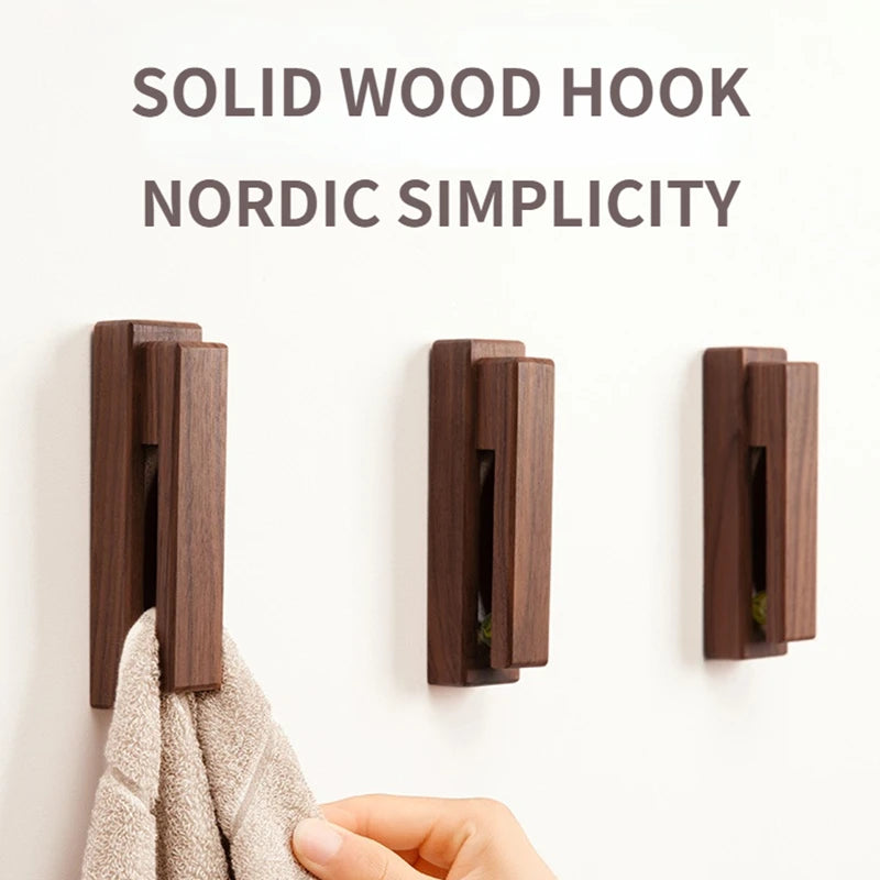 Nordic Wooden Towel Hook