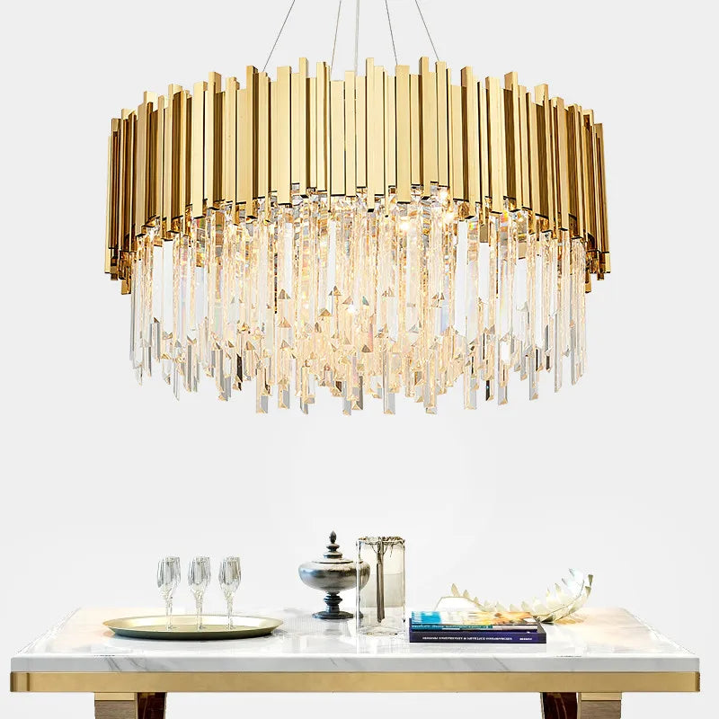 Opulent Crystal Chandelier