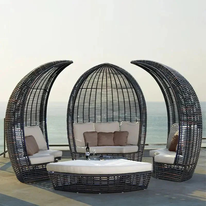 Rattan Outdoor Bed