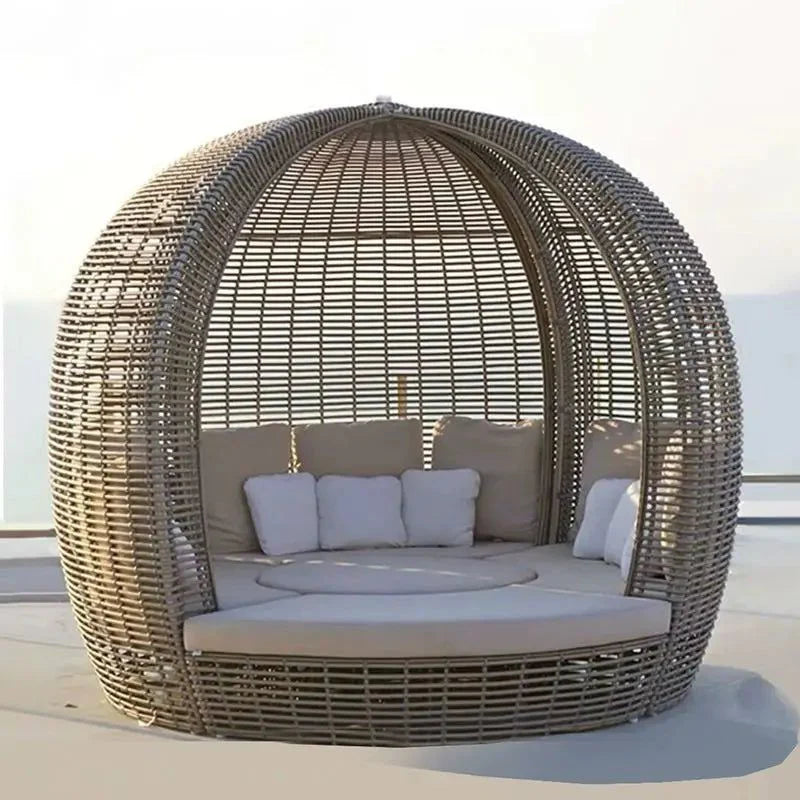 Rattan Outdoor Bed