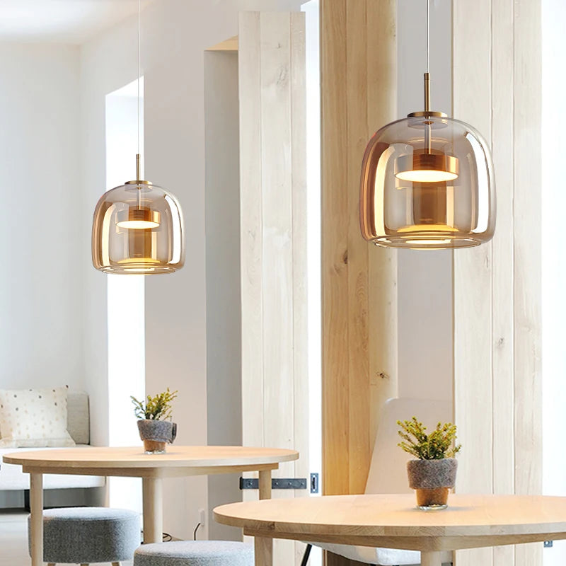 Glass Sphere Pendant Light