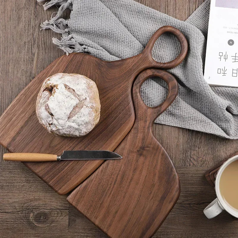 Rustic Black Walnut Chopping Board Set