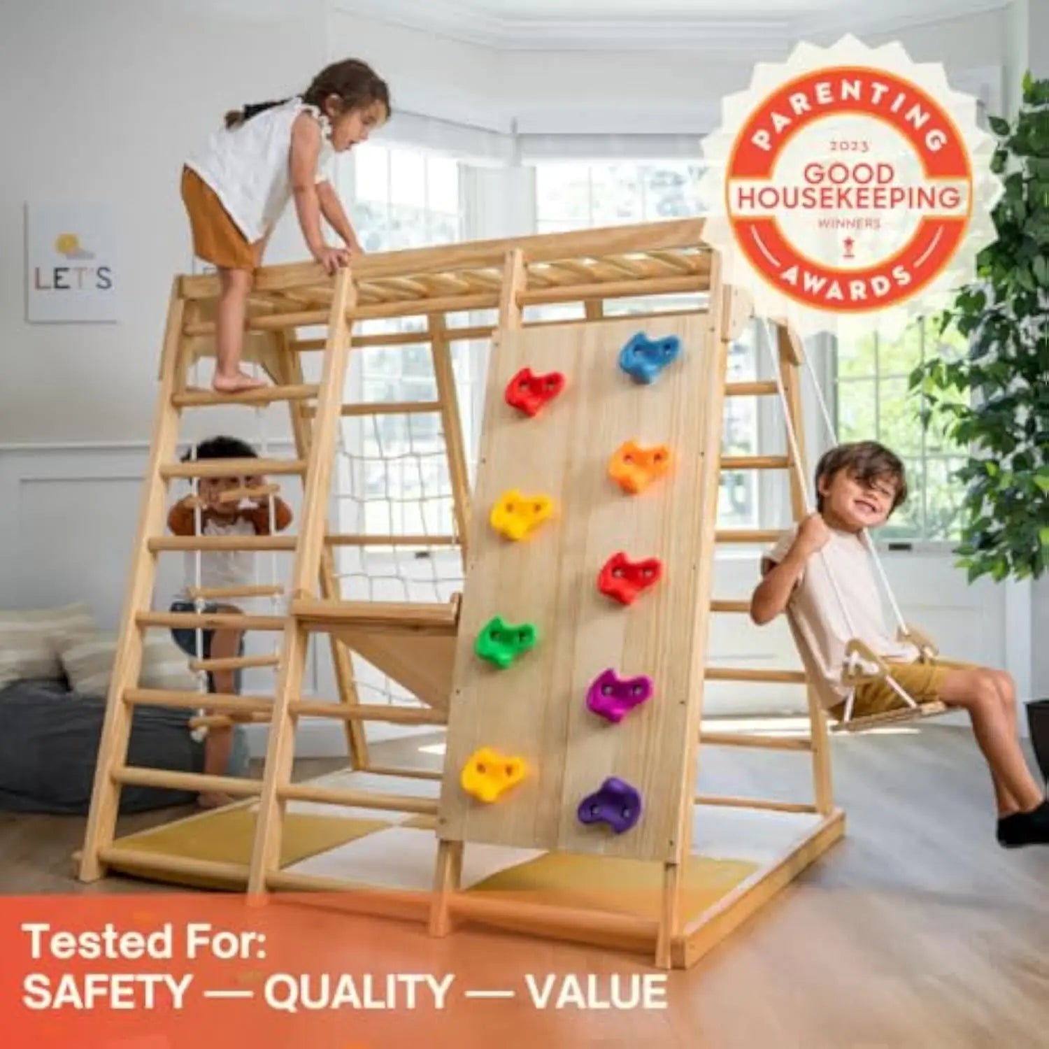 Magnolia 7-in-1 Indoor Jungle Gym