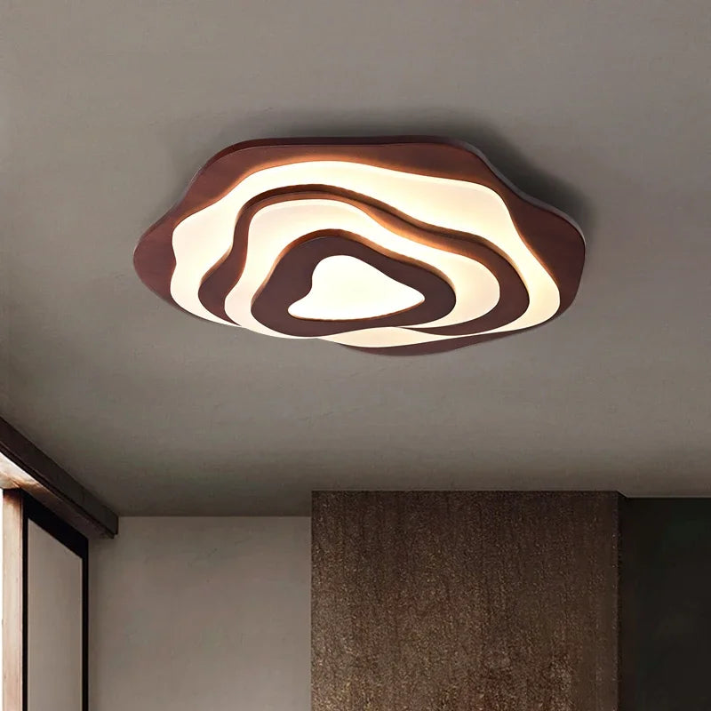 Aubrey Wood LED Ceiling Light