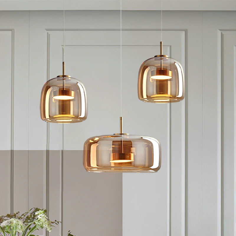 Glass Sphere Pendant Light