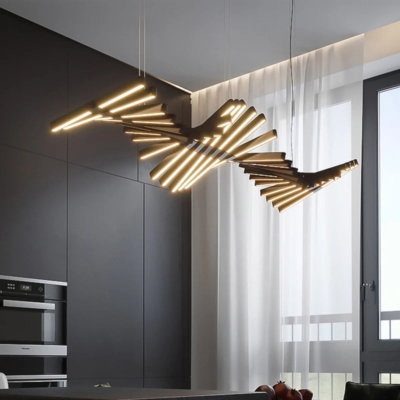 Fishbone Design Chandelier