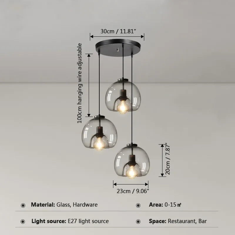 Glass Lampadari Pendant Lights