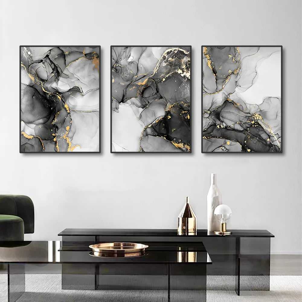 Abstract Marble Canvas Wall Art