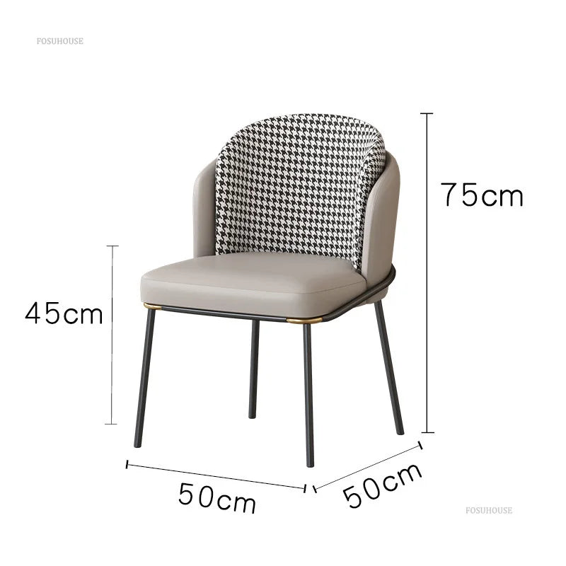 Modern Iron Dining Chair