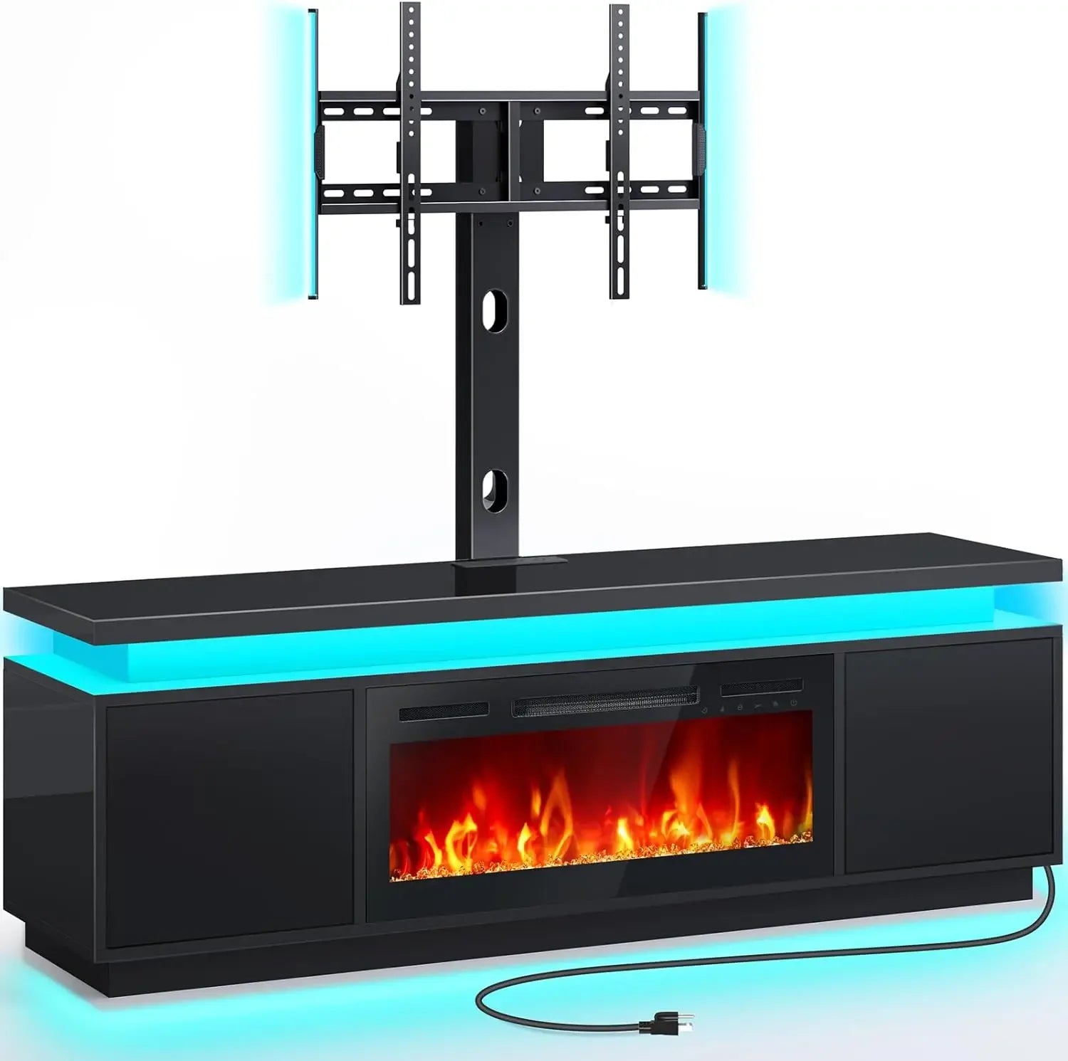 Cozy Nights TV Stand with Electric Fireplace