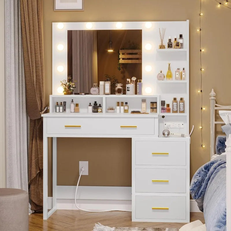 Illuminated Vanity Desk