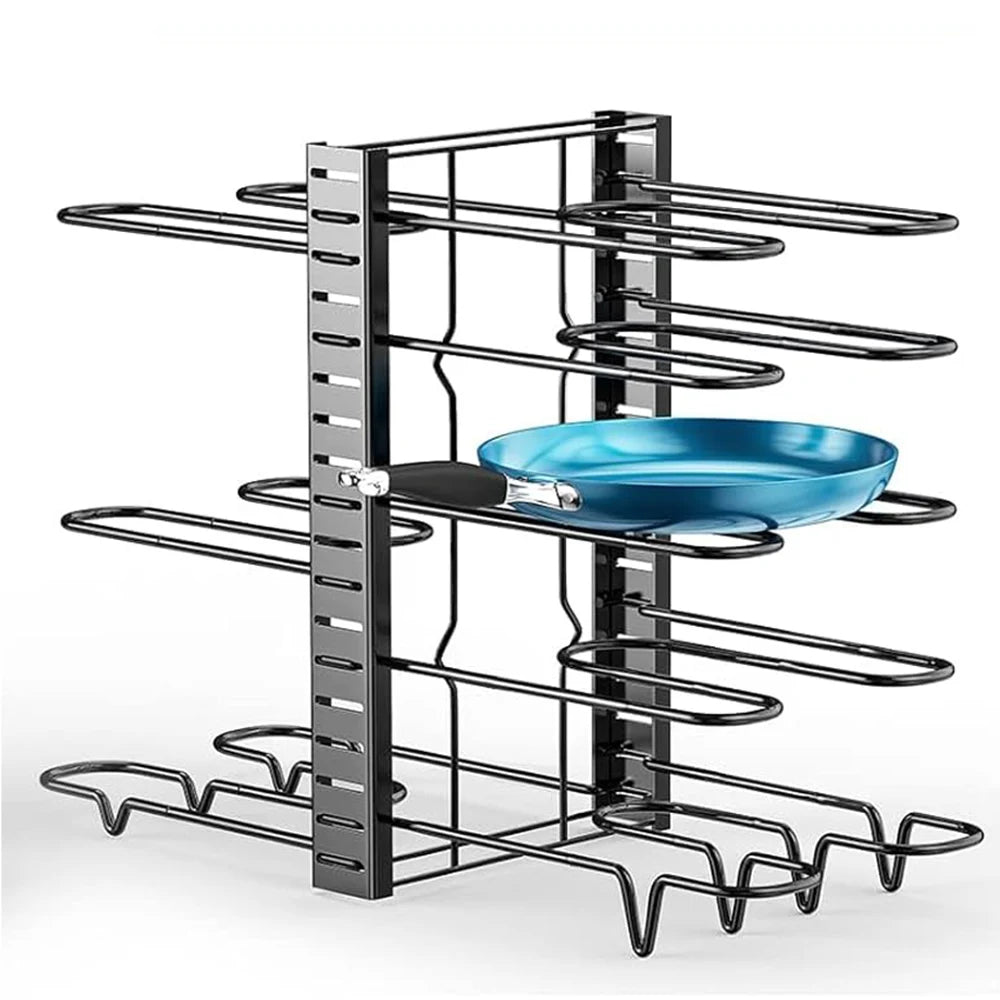 Versatile 8-Tier Pot and Pan Organizer