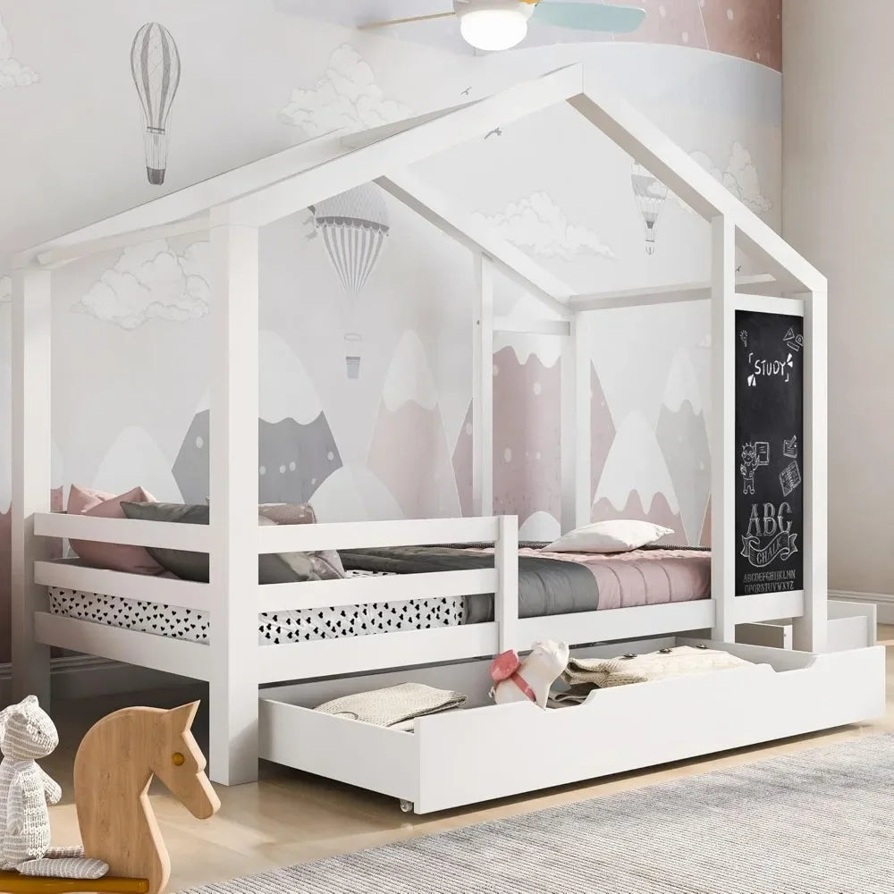 Space-Saving Full-Size Bed with Storage