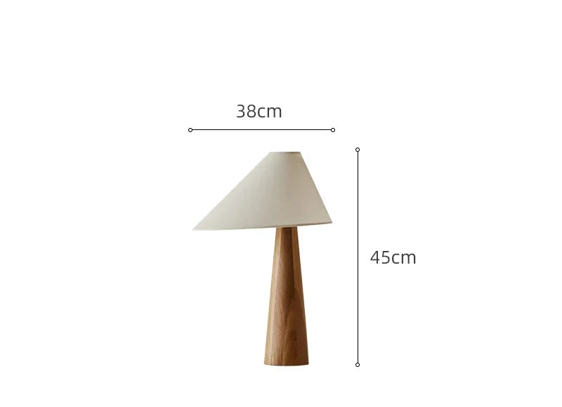 Mushroom Oak Wood Floor Lamp