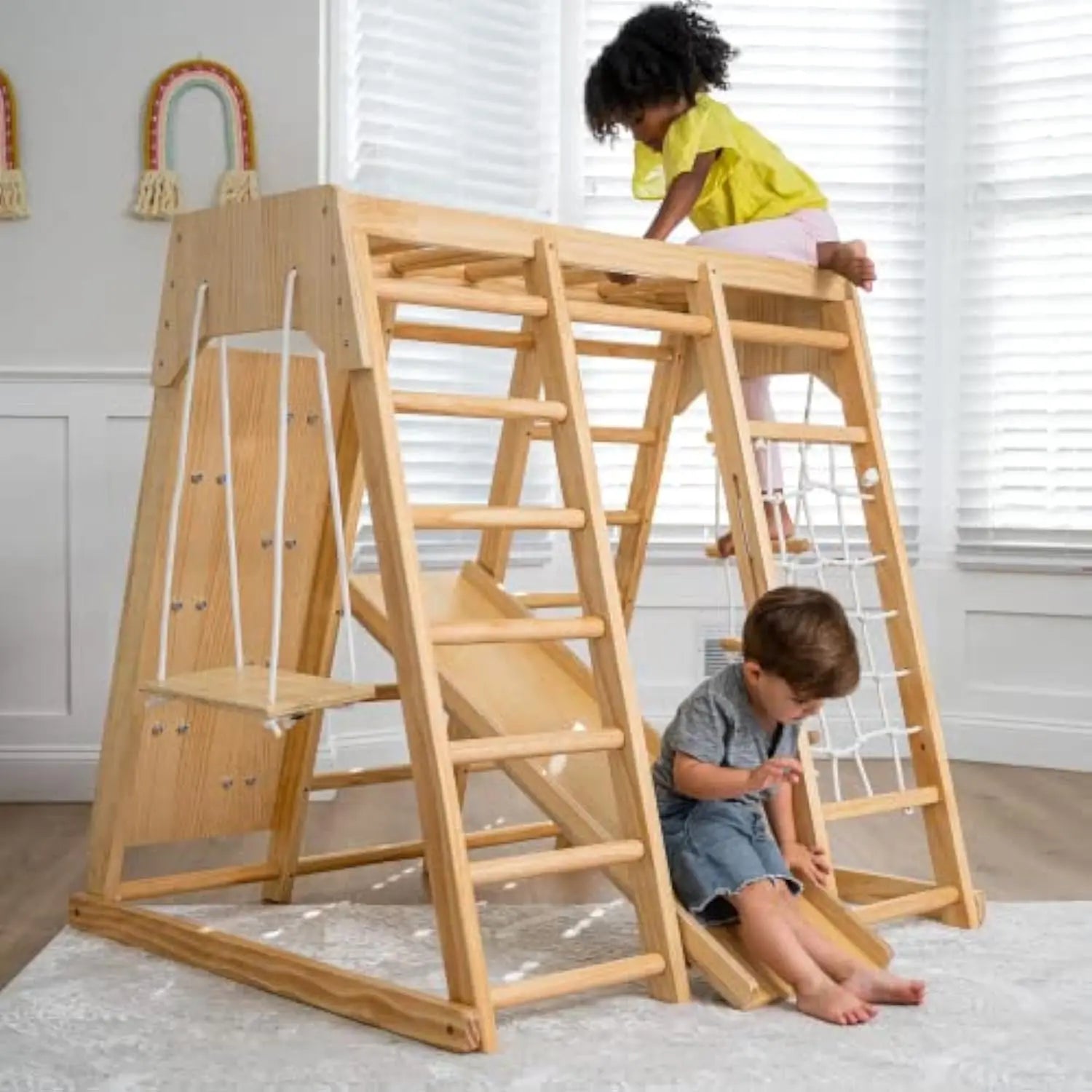 Magnolia 7-in-1 Indoor Jungle Gym