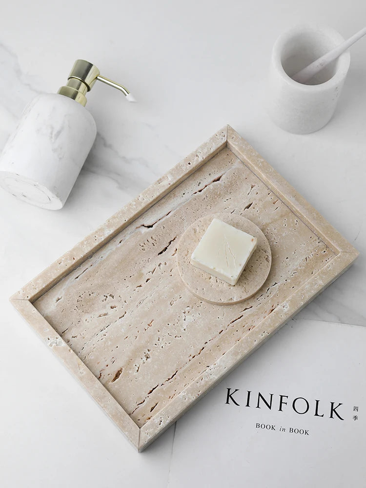 Luxurious Marble Organizer Tray