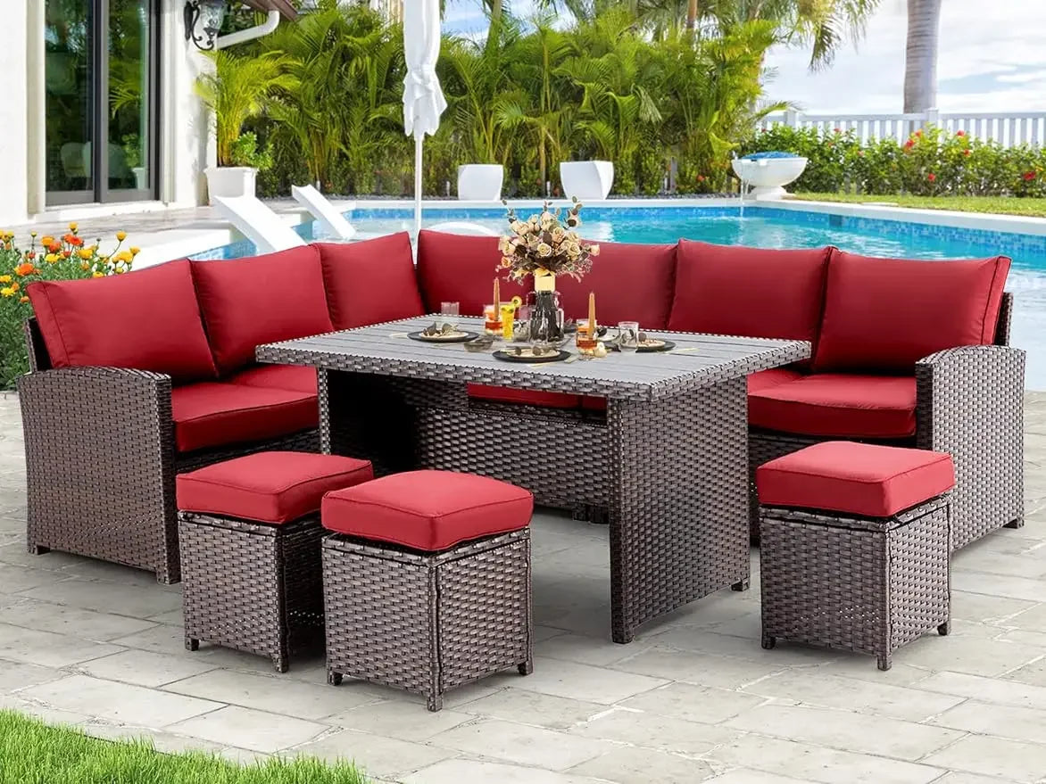 Classic Rattan Patio Furniture Set