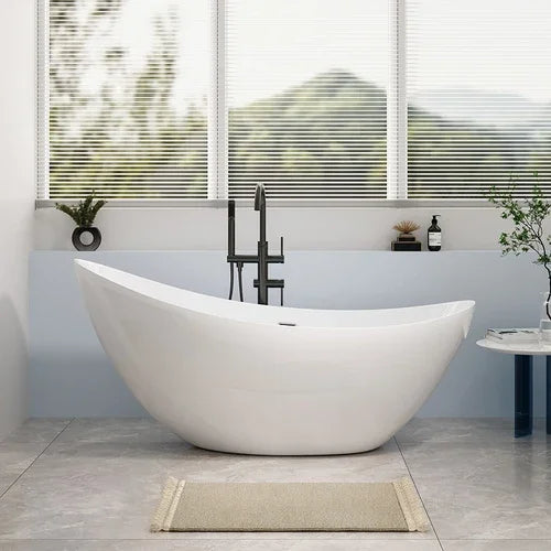 Nordic Style Freestanding Acrylic Bathtub