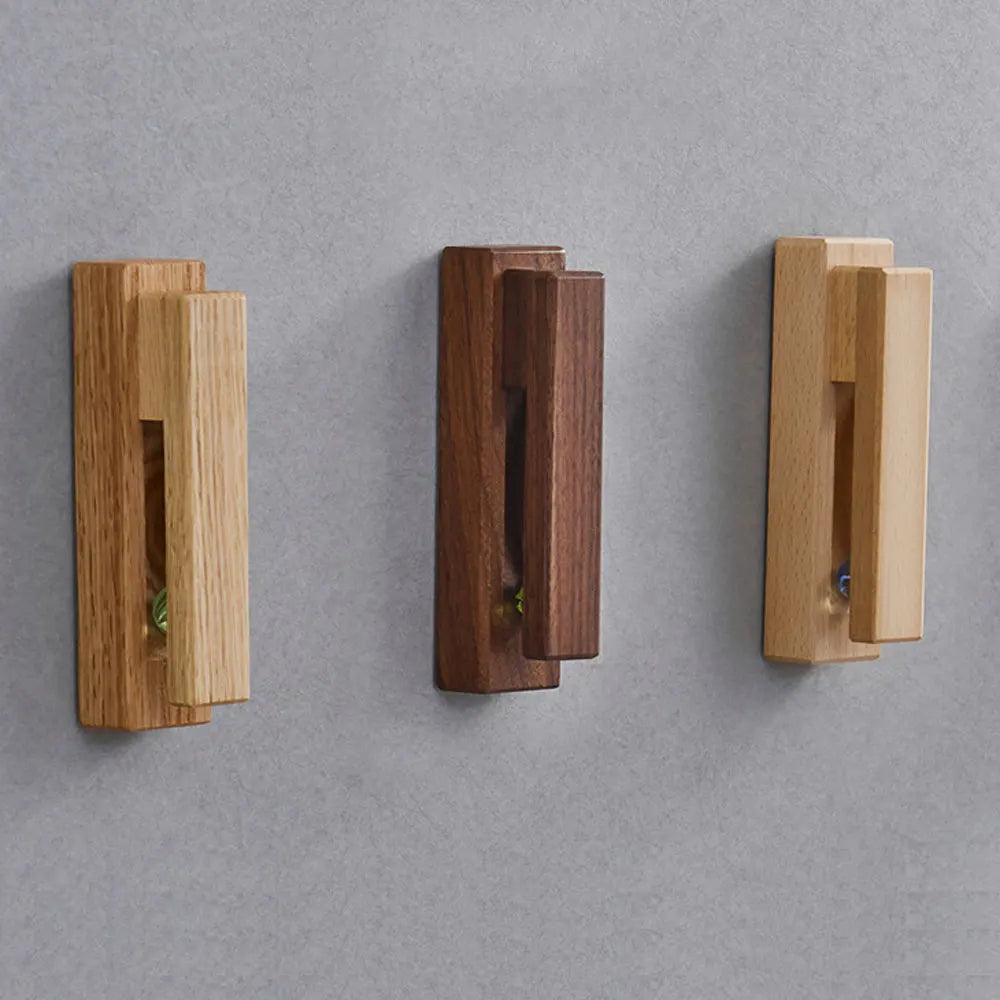 Modern Wooden Towel Hook