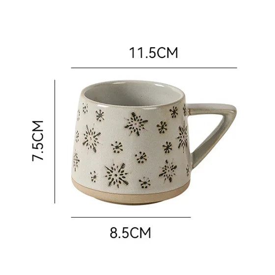 Retro Ceramic Christmas Mug