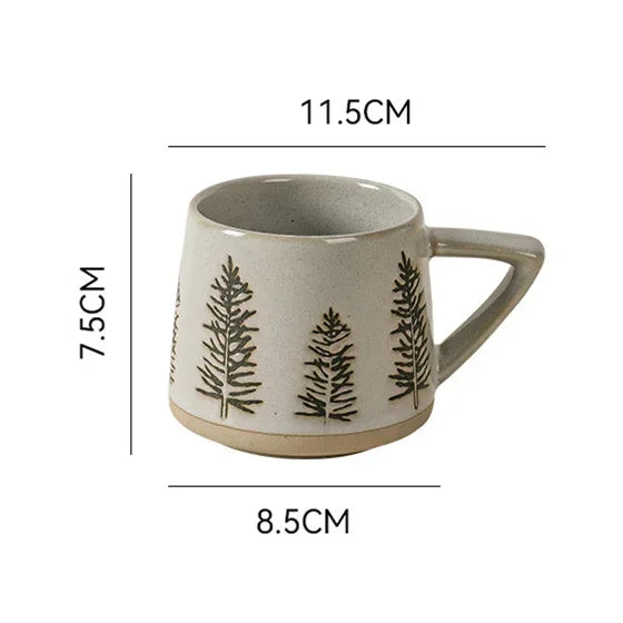 Retro Ceramic Christmas Mug