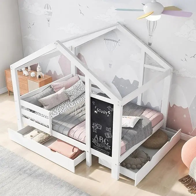 Space-Saving Full-Size Bed with Storage