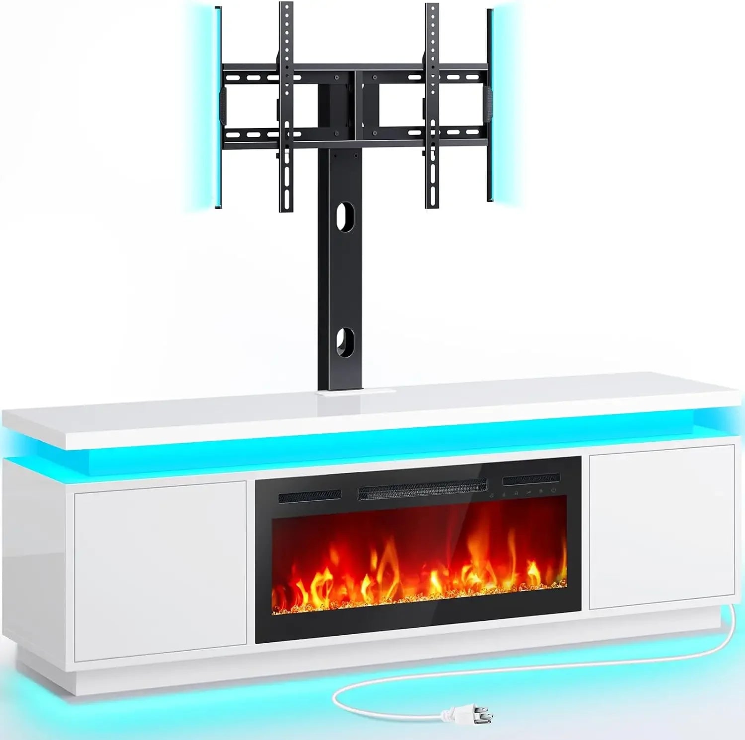 Cozy Nights TV Stand with Electric Fireplace