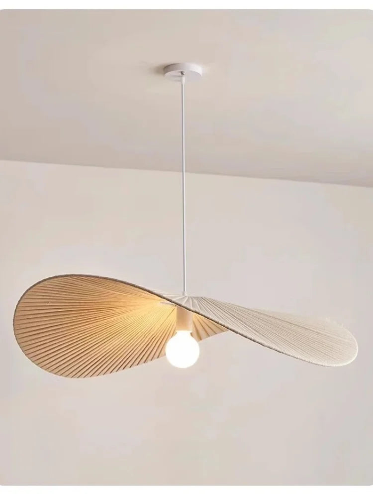 Minimalist Fabric Hat Pendant Light