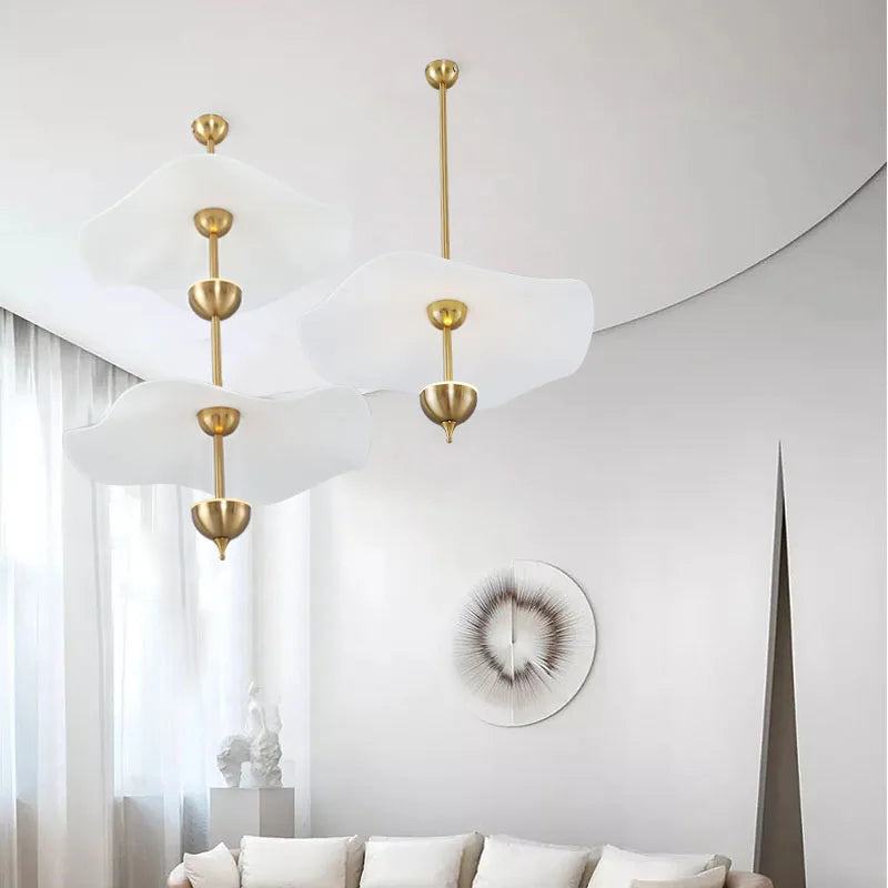 Art Lotus Leaf Pendant Lamp